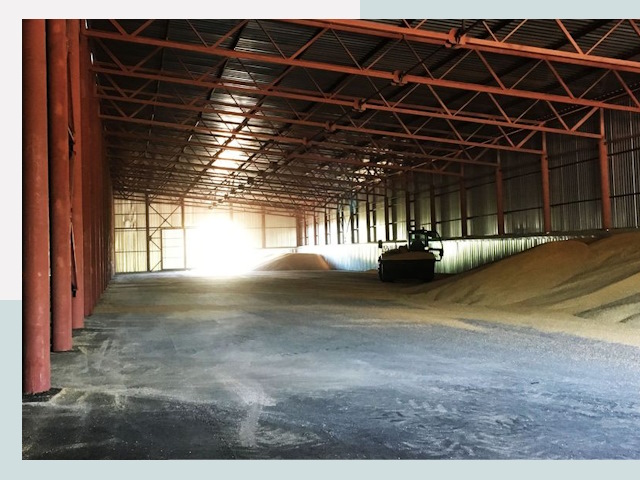 Строительство зернохранилищ в Химках