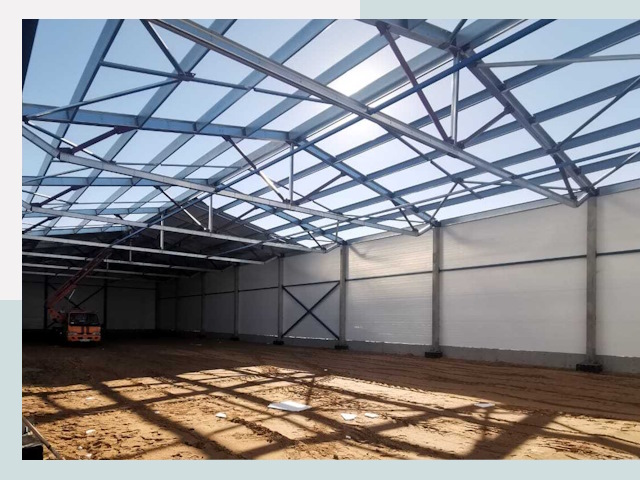 Строительство сенохранилищ в Химках