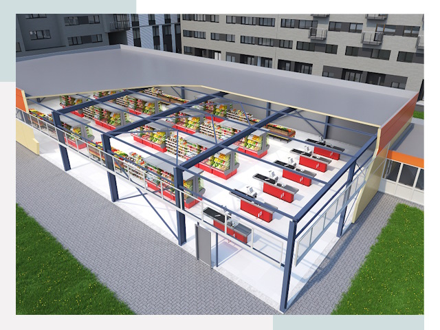 Строительство магазинов в Химки от 622 руб. за м²