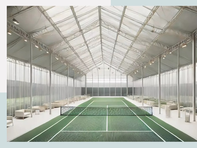 Строительство теннисных кортов в Химках