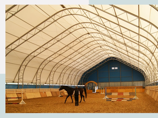 Строительство конных манежей в Химках