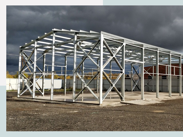 Двускатные ангары в Химки от 622 руб. за квадрат