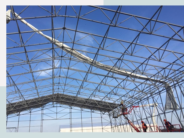 Шатровые ангары от 622 руб. в Химках и Московской области