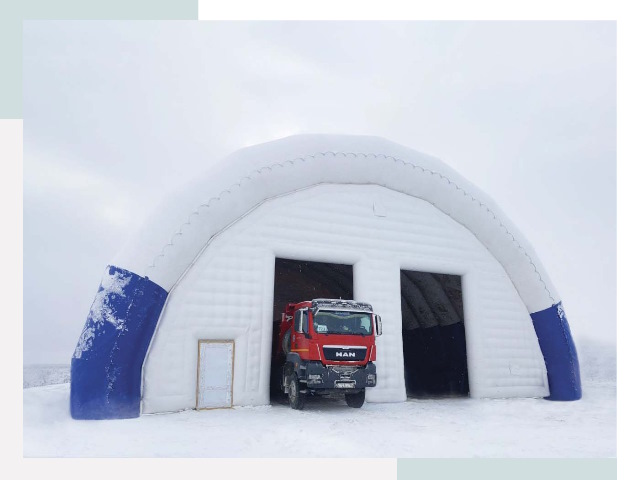 Мобильные ангары в Химках