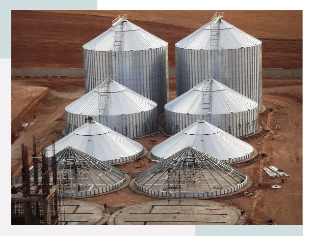 Строительство зерновых силосов в Химках