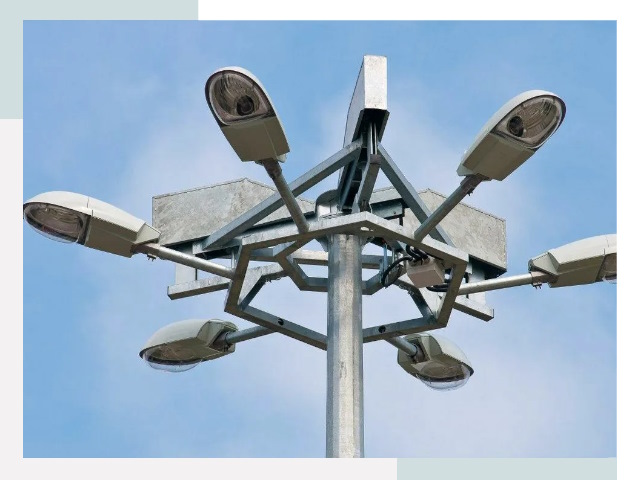 Монтаж осветительных мачт в Химках