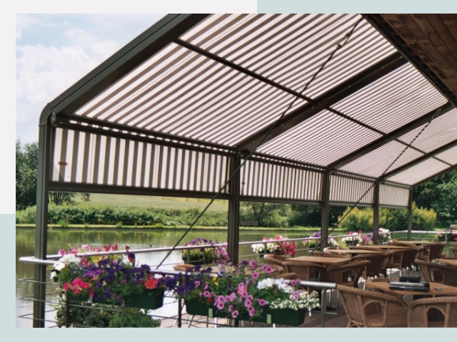 Элегантные навесы для кафе от 622 руб в Химки