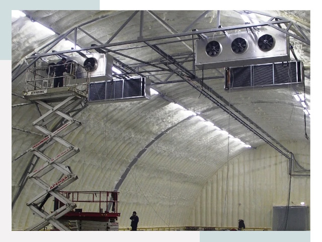 Оснащение ангаров в Химках