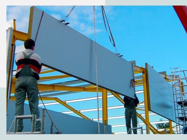 Монтаж сэндвич-панелей в Химках от 622 руб.